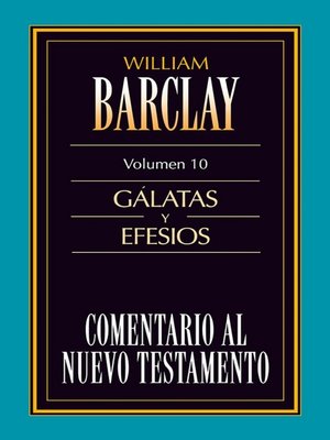 cover image of Comentario al Nuevo Testamento Volume 10